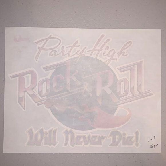 Postal Satírica A6 'Rock'n Roll Will Never Die' De Inkognito - Artista Peter Bien, Diseño Humorístico